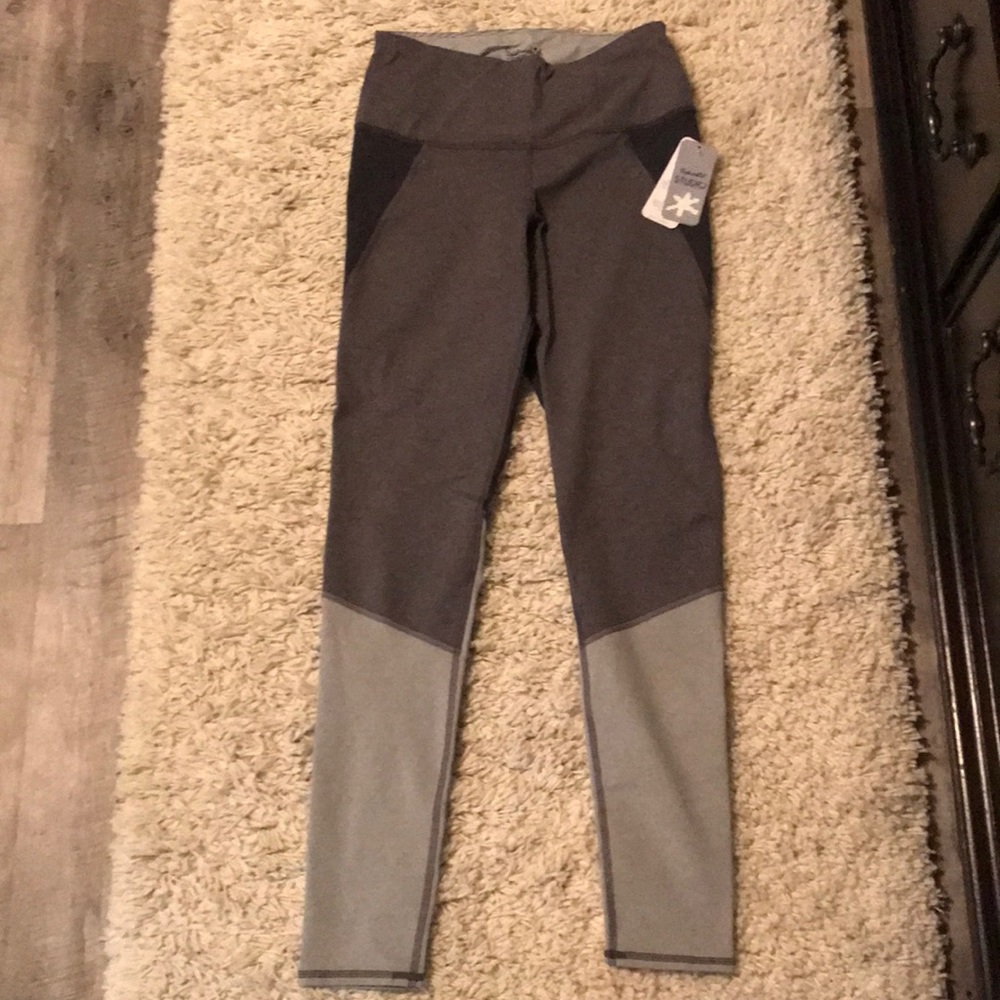 Splendid grey color block leggings xs/s. NWT